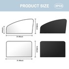 Magnetic Car Window Shade - Full Blackout For Uv Block privacy Protection Wit   