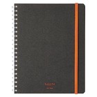 B6 Grid Journal Notebook 4mm Graph 80 Sheets Perforated Soft Ring Recycled Cover