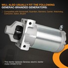 0h58410154 Electric Starter Motor Fit For 432cc Engine 7kw Core Power Generators