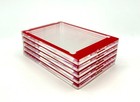 Cf Magnetic Card Holder One Touch Case Red Border - 35pt-260pt Sizes