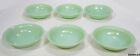6 Vintage Fire King Jadeite Oven Ware Bowls