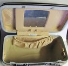 Vintage Burgundy Samsonite  Silhouette Train Case Bag With Key