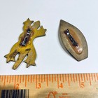 Outback Steakhouse Smithfield Nc Vintage Wooden Pins Hand Painted Frog Surfboard