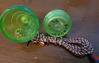 Duncan Spin Top Twin 1960 s Green - Rare