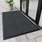 Homek Indoor Outdoor Door Mat  5    X 3  Doormat For Entryway  Rubber Backing Non