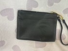 Steve Madden Black Zip Wristlet Wallet W  Wrist Strap  Logo  Credit Card Slots