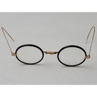 Antique Windsor-style Eyeglasses Gold-filled Bridge Brown Celluloid Rims   Case