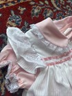 Vintage Mayfair Baby Girl Pink Lace Dress 3-6m Heirloom Boutique 2pc