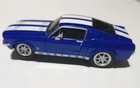 Carrera Go    Analog 1 43 Ford Mustang  67 Racing Blue Slot Car Works