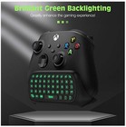 Xbox Controller Keyboard Chatpad 47 Key Green Backlit 2 4g Wireless Audio Jack