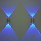 Double-headed Led Wall Lamp Sconce Bar Porch Ceiling Blue Wall Home Light  sh