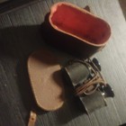 Vintage Paris Opera Glasses Binoculars With Leather Case Collectible