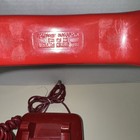 Vintage Bell System Western Electric Rotary Dial Desk Telephone C d 500 Dark Red