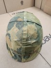 Us Military Army M1 Combat Helmet With Liner   Camo Cover  Vietnam With Extras