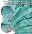 2 Pack Long Handle Back Scrubber Loofah Sponge Body Brush Shower Bath