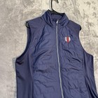 Presidents Cup Vest Womens Xl Blue Full Zip Golf Zero Restriction Primaloft Usa