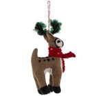 Boston International Felt Christmas Tree Ornament Winter Holiday Hanging