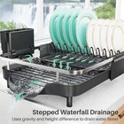 Dish Drying Rack  Extendable Dish Rack For Kitchen Counter  Saving Countertop   
