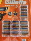 Gillette Fusion 5 Razor Blade With Lubrication Strip 16 Refill Cartridges New