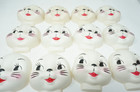 Vintage 4    Bunny Rabbit Celluloid Plastic Face 1 2 Half Face Mask Nos Lot Of 12
