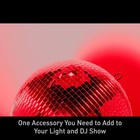 Adj Em12 Corded Electric Indoor Eliminator Lighting 12  Mirror Ball - 120 Volts