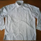 Used Issey Miyake Vintage Long Sleeve Shirt  Size M  Wrinkled Stripes Good