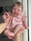 Lifelike 20in Reborn Baby Dolls Sleeping Girl Vinyl Full Body Realistic Newborn