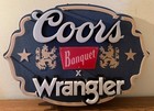 Coors Banquet Wrangler Led Lighted Sign 22 5    X 16 5    - Nib