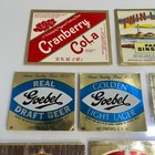 Lot Of 10 Vintage American Beer Labels - Gold Label  Goebel  Stegmaier  Burger  