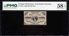 Amazing High Grade 3 Cent Third Issue Fractional Note  Pmg 58 Epq  Free Shipping