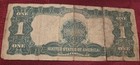 1899  1 Silver Dollar - Silver Certificate - Blue Seal   Black Eagle  rare 