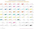 72 Colour Brush Marker Set  Ohuhu Dual Tip  Brush   Chisel Sketch Marker For Kid