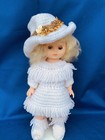 Vintage Dolly Parton Tammy Wynette Doll Handmade Crochet Outfit Cowboy Hat       m13