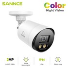 Sannce 1x 1080p Outdoor Color Night Security Camera For Cctv Surveillance System