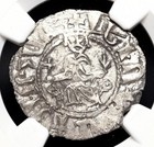 Crusaders  Cilician Armenia  Levon I  1198-1219  Silver Tram  Ngc Au50