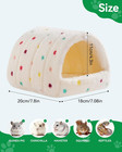 Warming Guinea Pig Hideout Bed Guinea Pig House  Washable Hamster House