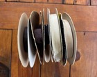 Vintage Hug Snug Seam Binding Lot 2   Partial Rolls  Rayon  Cream  Beige  Black