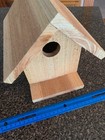 New  Handcrafted Handmade Cedar Wood Birdhouse Hanging Or Mounted