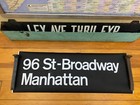 Ny Nyc R21 Subway Roll Sign 96 Street Manhattan Luxury W Side Condos 7 Ave Line