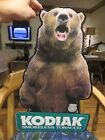 Kodiak Smokeless Tobacco Metal Sign  bear Standing Up 