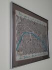 Framed Paris A Vol D oiseau Centre Blondel La Rougery Edition 1985 Of Paris 1959