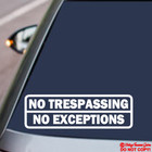 No Trespassing -vinyl Decal Sticker Sign Door Window Wall Business Home Security