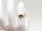 Antique 1920s  2000  25ct Natural Alexandrite 14k Yellow Gold Filigree Ring