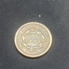 1855 1c Braided Hair Large Cent - Ready To Ship- 2083