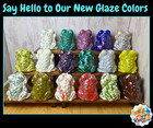 New Colors   Vintage Frog Scrubbies Ceramic Handmade