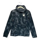 Under Armour Fleece Printed Hoodie Nwt Boy s Sz L Gray Camo Sweatshirt Loose