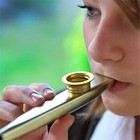 Metal Kazoo Instrument Aluminum Alloy Mouth Flute 1 Pc With Diaphragms