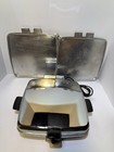 Vintage Sunbeam Waffle Maker And Griddle Cg-1 - Four Removable Plates Works