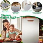 Katori Titanium Cutting Board  100  Pure Titanium Cutting Boards For Kitchen  Do
