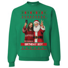Ugly Christmas Sweater   Birthday Boy   Funny Xmas Sweatshirt